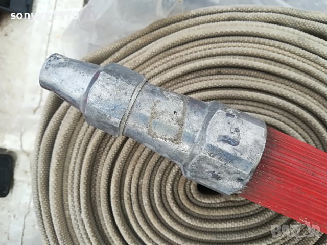 ПОЖАРЕН МАРКУЧ СЪС СТРУЙНИК 0804231736, снимка 14 - Антикварни и старинни предмети - 40302565