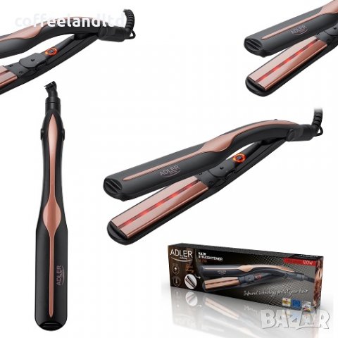 Инфрачервена преса за коса AD 2318, снимка 5 - Преси за коса - 31463255