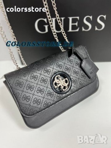 Черна чанта Guess, снимка 5 - Чанти - 37547004