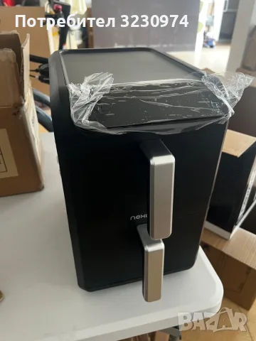 NexOne TwinFryer 11L – Двукамерен фритюрник с горещ въздух 2800W, две независими кошници, снимка 2 - Фритюрници - 56108168