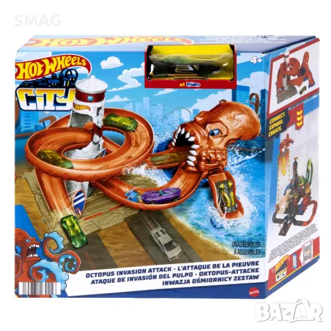 Hot Wheels City Beast Tracks - Mattel S_1213629, снимка 4 - Коли, камиони, мотори, писти - 47977272