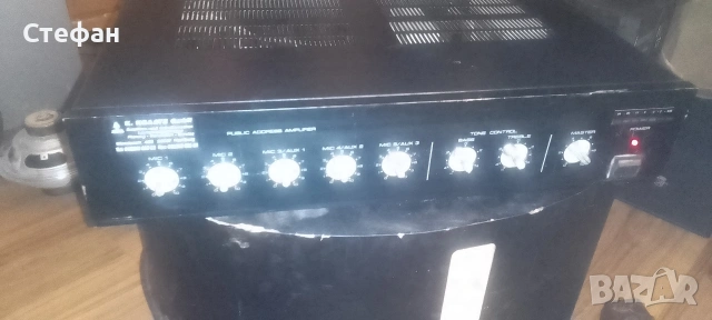 Усилвател предназначен за 110 волтови тонколони 