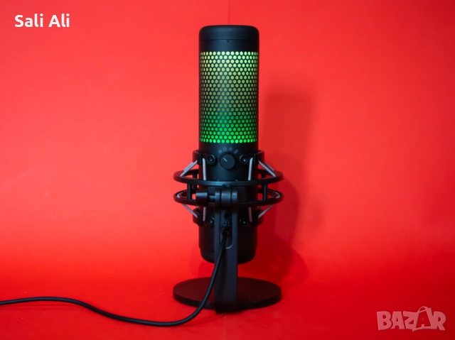 HyperX QuadCast S RGB Микрофон Геймърски USB Mic PC PS4 PS5 Mac, снимка 7 - Микрофони - 53055935