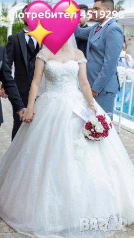 Булчинска рокля, снимка 3 - Рокли - 54051570