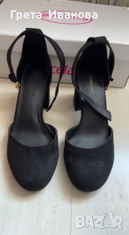 Дамски обувки от велур Graceland, снимка 4 - Дамски елегантни обувки - 39220388