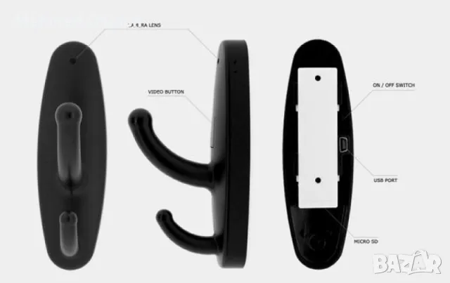 скрита камера в закачалка, снимка 2 - Камери - 48784689