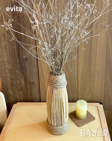 Колоритни вази от стъкло и дърво!, снимка 8 - Вази - 35788090