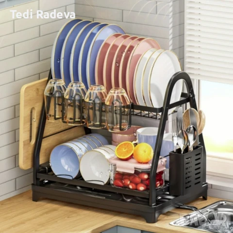 Сушилник за съдове на две нива, снимка 1