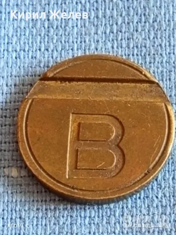 Стар жетон токен за телефонен апарат Гърция за КОЛЕКЦИЯ 31221, снимка 3 - Други ценни предмети - 49808341