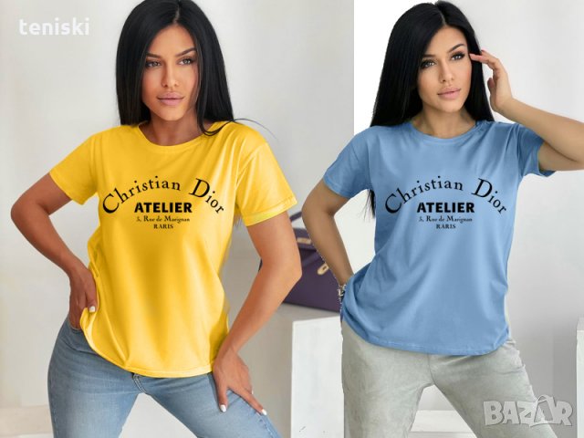 Тениски Christian Dior Модели цветове и размери , снимка 5 - Тениски - 32154451