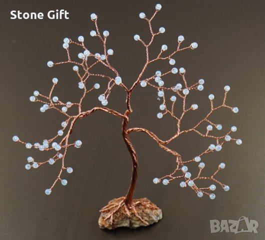 Дръвче Лунен камък, Идея Юбилей, Подарък Коледа, Подарък Перли, Бижу, Подарък Сватба