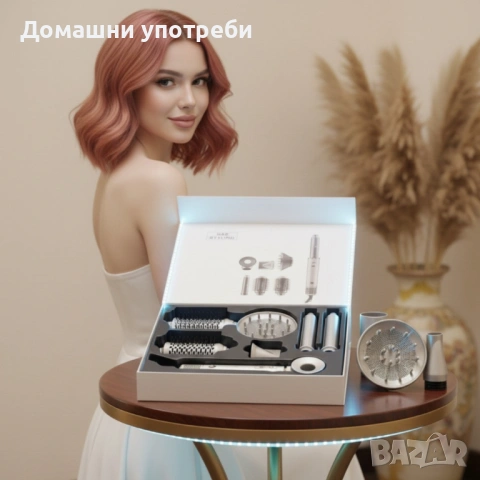 Мултифункционален сешоар и стилизатор за коса S&R Styling SD-988 – професионален резултат у дома, снимка 3 - Друга електроника - 53111105