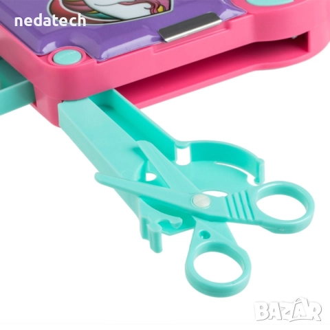 Несесер  с магнитно затваряне, Лилав, 24.5x10x4см., снимка 3 - Ученически пособия, канцеларски материали - 51587390