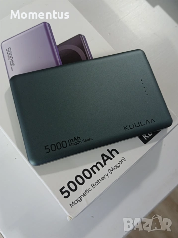 Преносимо зарядно устройство KUULAA Magsafe 5000mAh 20W, снимка 7 - Външни батерии - 53918909