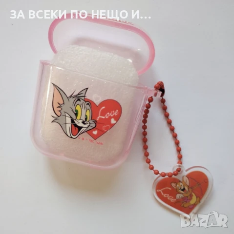 Силиконов калъф кейс за airpods 1, 2 Tom and Jerry, снимка 2 - Аксесоари за Apple - 50584529