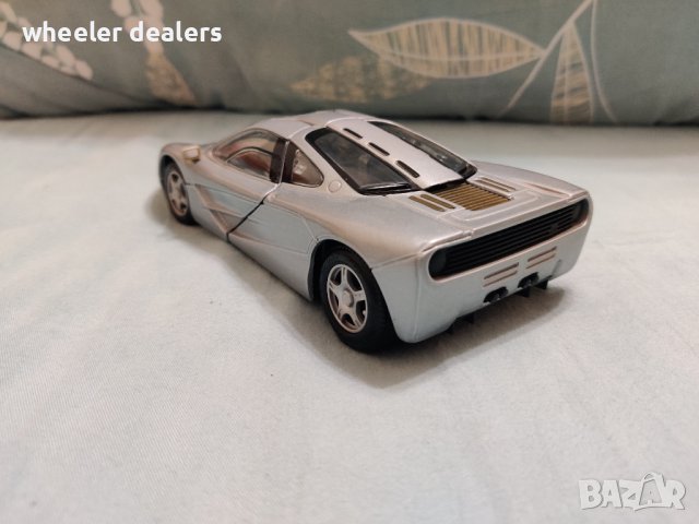 Метална количка Mclaren F1 Maisto Supercar collection 1/24, снимка 3 - Колекции - 40626653