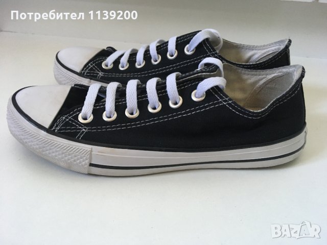 Converce All Star 37-38 черни кецове оригинал, снимка 3 - Детски маратонки - 29879802