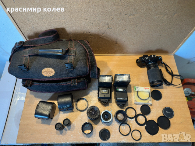 фотоапарат "Konica TC-X" + обективи и чанта