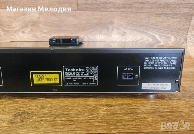CD Player Technics SL-PG440A – Колекционерско състояние с оригинално дистанционно и книжка., снимка 17 - Декове - 54143217