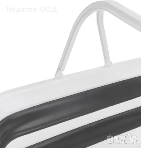 Сгъваем леген, Бял, 45x34x18см, снимка 2 - Други - 49762817