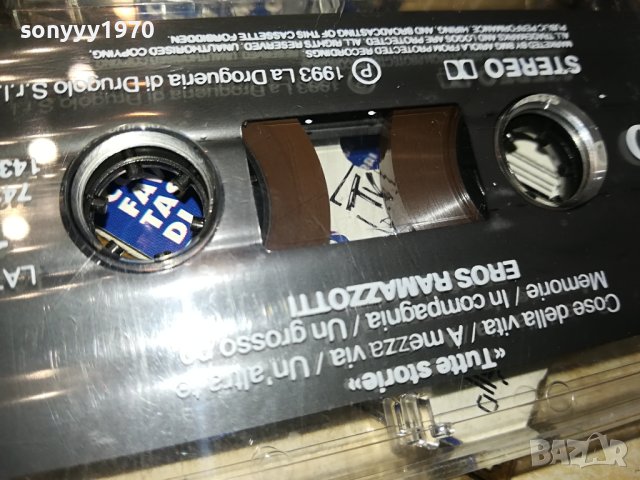 Eros Ramazzotti–Tutte Storie оригинална касета-ORIGINAL TAPE 0802240946	, снимка 15 - Аудио касети - 44191465