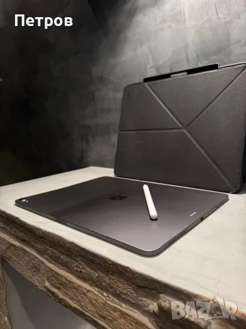 КАТО ЧИСТО НОВ Ipad Pro 12.9” + Apple Pencil + Case, снимка 4 - Таблети - 56079692