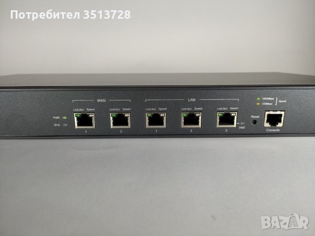 TP-Link TL-ER6120 SafeStream Gigabit Multi-WAN VPN Router, мощен рутер в отлично състояние, снимка 4 - Рутери - 38273388