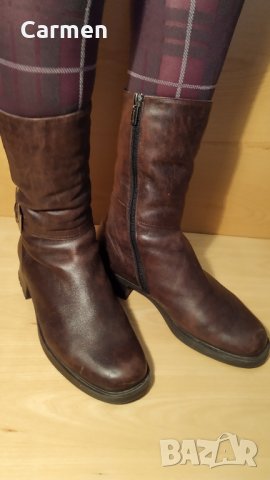 Salamander дамски ботуши от естествена кожа, снимка 6 - Дамски ботуши - 31279905