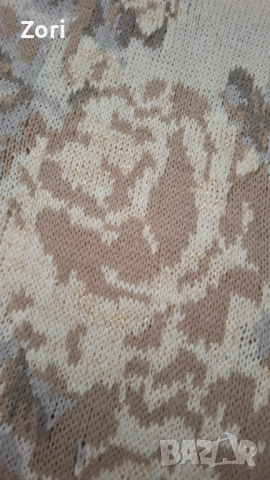 ИЗКЛЮЧИТЕЛНО КРАСИВА бяла ТОПЛА удължена блуза с бродирани цветя, снимка 5 - Блузи с дълъг ръкав и пуловери - 52960475