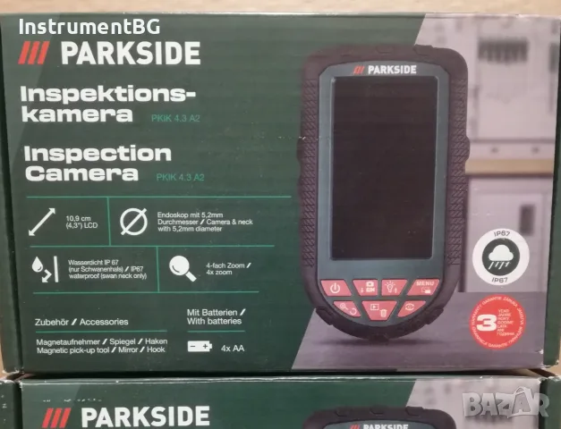 Инспекционна камера /ендоскоп/ Parkside PKIK 4.3 B2 / Парксайд /