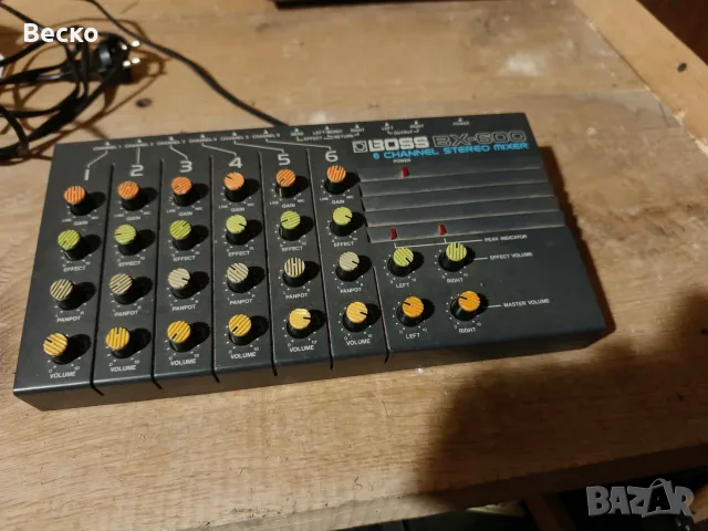 BOSS BX-600, аналогов 6-канален стерео смесителен пулт