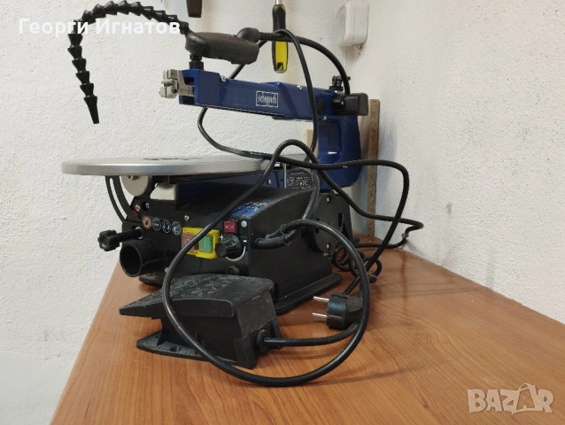 Контурен трион  120W Scheppach DECO-XLS  и ножчета 10,18,25 зъба