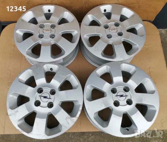 15’’ 4x100 originalni za opel 15” 4х100 оригинални за опел -№436, снимка 3 - Гуми и джанти - 48843353