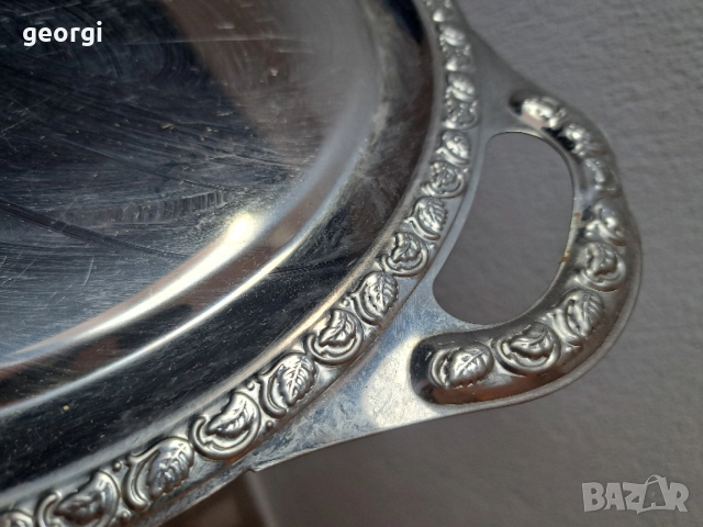 немско плато за торта от неръждаема стомана 11/6, снимка 4 - Форми - 52519180