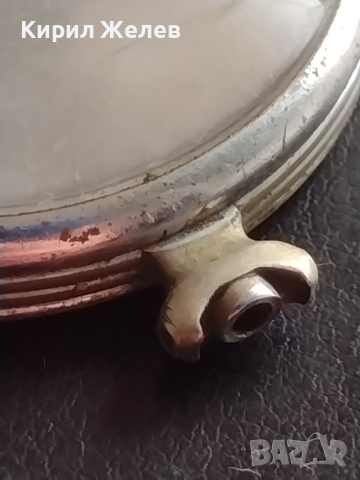 Каса с стъкло за джобен часовник стар рядък за КОЛЕКЦИЯ ЧАСТИ 21984, снимка 2 - Антикварни и старинни предмети - 44707949