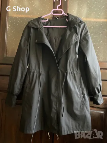 Дамски шлифер яке дъждобран с качулка водоустойчиво, снимка 4 - Якета - 48235451