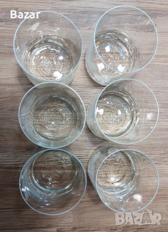 6 стъклени чаши , снимка 3 - Сервизи - 37750472
