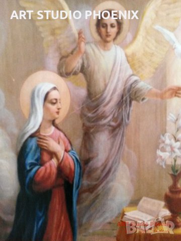 Икона Благовещение ikona Blagoveshtenie, снимка 2 - Икони - 16145516