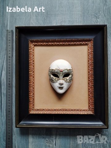 Декоративна италианска керамична маска за стена
