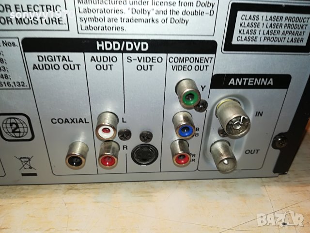 TOSHIBA HDD/DVD/VCR RECORDER-GERMANY 1207221303, снимка 10 - Плейъри, домашно кино, прожектори - 37365103