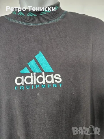 Суичър adidas — Мъже размер S Черно, снимка 2 - Тениски - 56313244