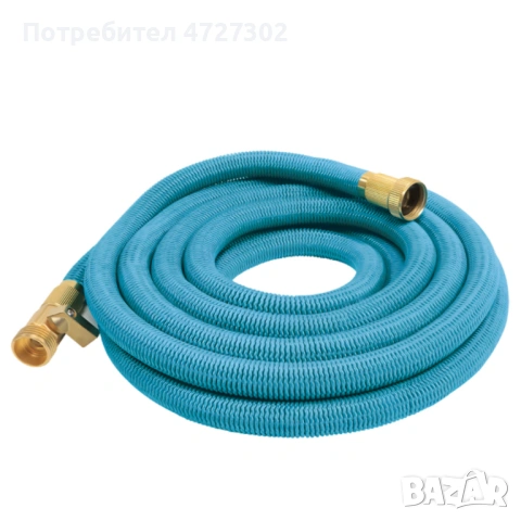 Гъвкав градински маркуч с медни накрайници - без заплитане и прегъване, снимка 2 - Напояване - 53984352