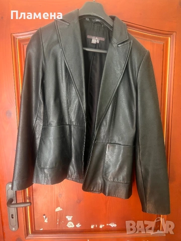 Zara Кожено дамско сако/ яке Л отлично 
