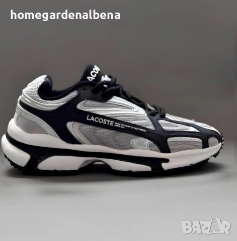 Маратонки Lacoste L003 2K24 Сиво Черно Мъжки 40-44, снимка 2 - Маратонки - 54318631