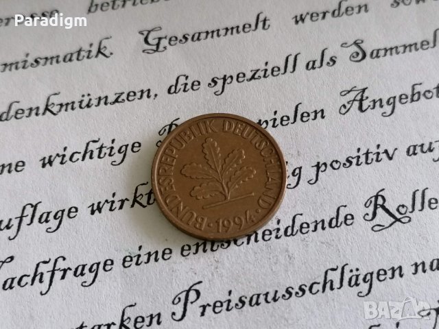 Монета - Германия - 2 пфенига | 1994г.; серия D, снимка 2 - Нумизматика и бонистика - 29159855