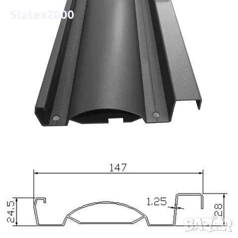 Пергола с двоен ламел 3х3, 3х4, 3х6, снимка 6 - Други стоки за дома - 49081515
