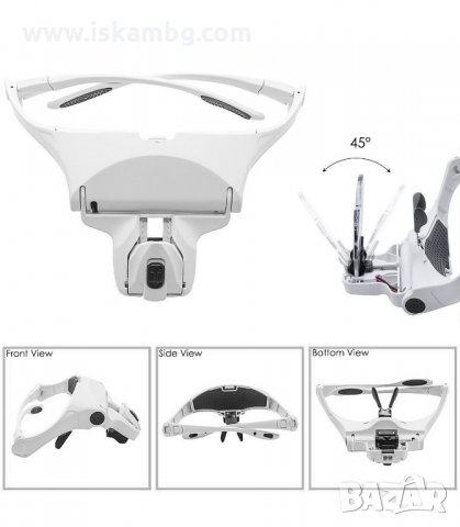 УВЕЛИЧИТЕЛНИ ОЧИЛА С ЛЕД ОСВЕТЛЕНИЕ И 5 ЛУПИ - код 2203, снимка 12 - Други стоки за дома - 33947023