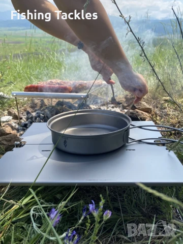 Сгъваема Титаниева Спомагателна Грил Масичка, снимка 10 - Къмпинг мебели - 50775421
