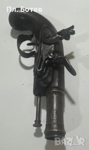 Стар кремъчен пищов, снимка 9 - Антикварни и старинни предмети - 53953079