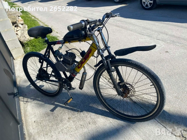 Велосипед с бензинов двигател, снимка 2 - Мотоциклети и мототехника - 54137019